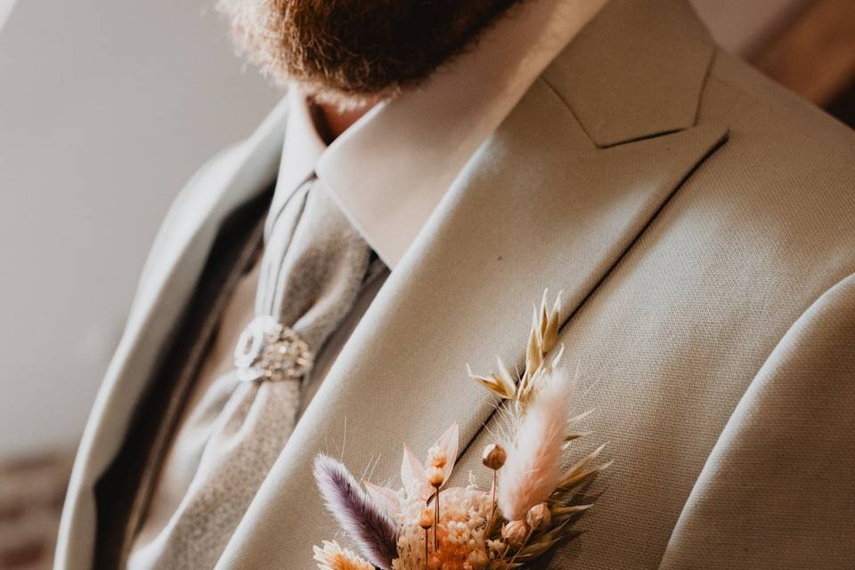Boutonnière du marié