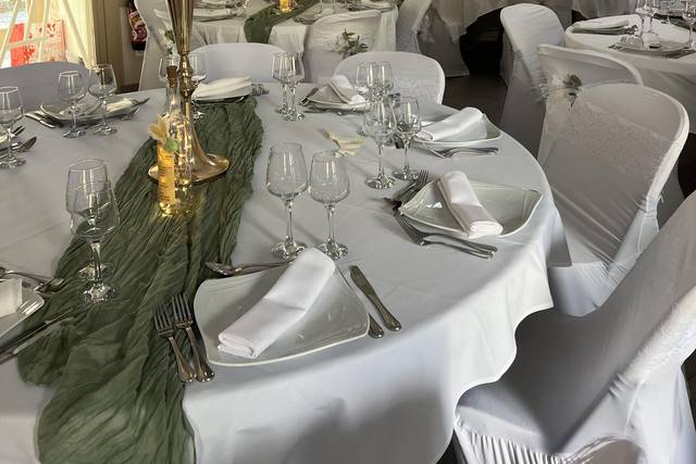 Déco vert sauge et doré
