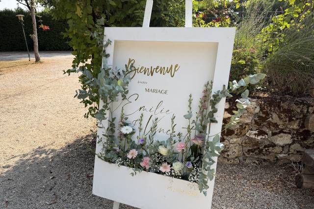 Panneau de bienvenue