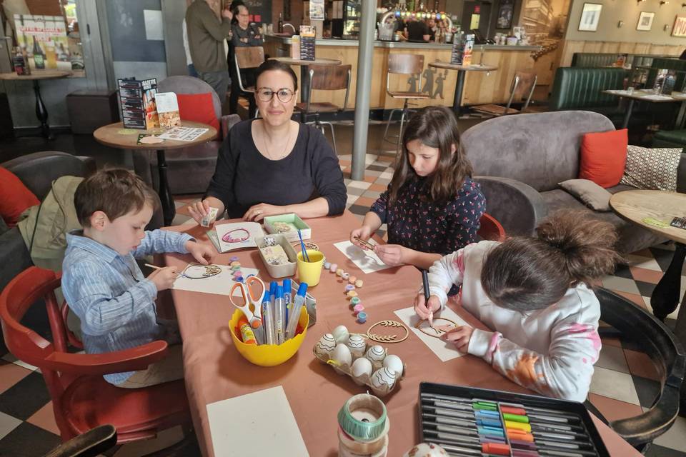 Magali et les enfants