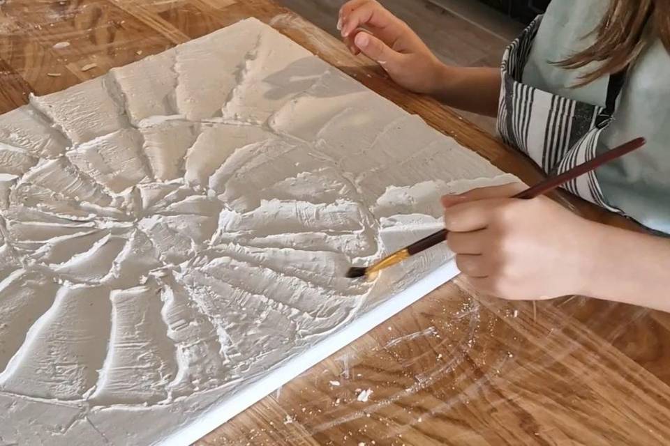 Tableau texturé