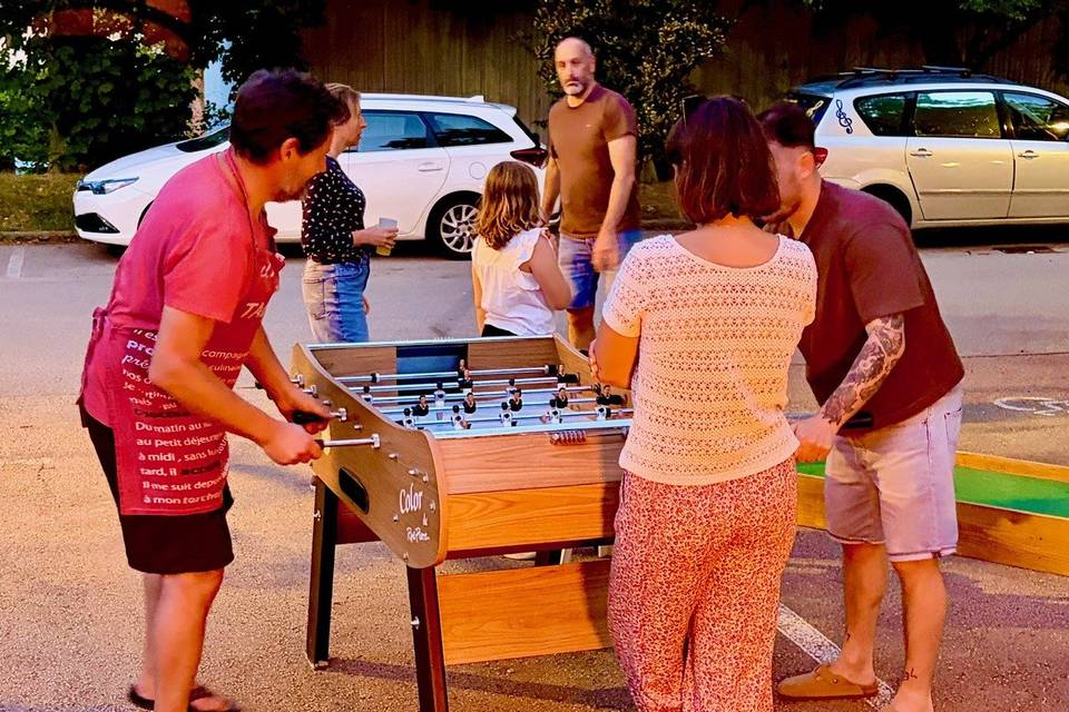 Jeux en bois - Baby foot