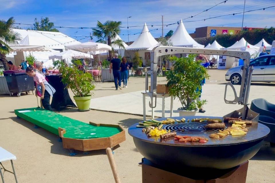 Brasero / Mini golf - Foire