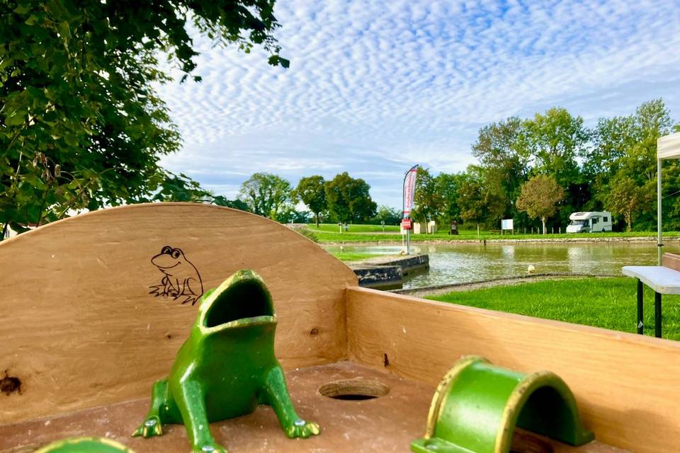 Jeux en bois - Jeu grenouille