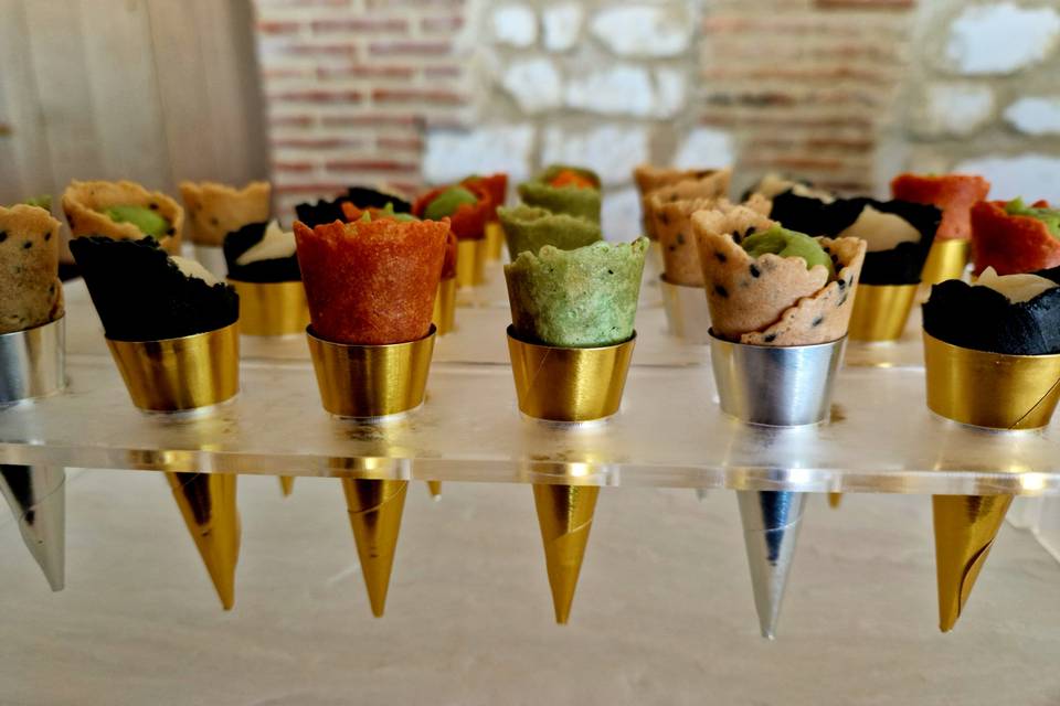 Cornet aux légumes de saison