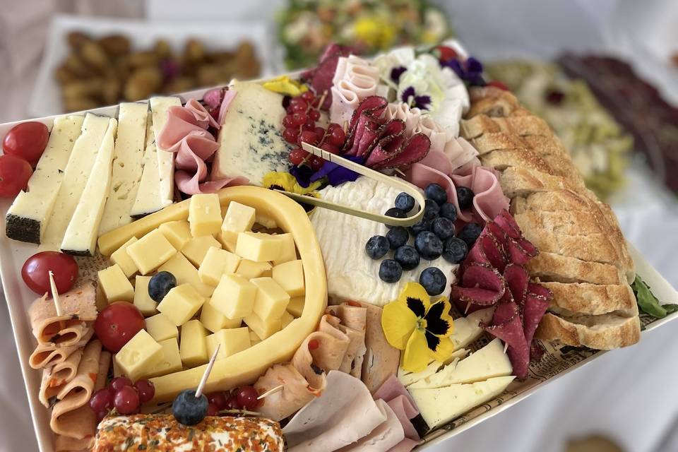 Plateau charcuterie fromage