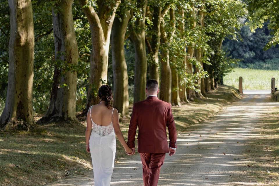Un chemin d'un domaine