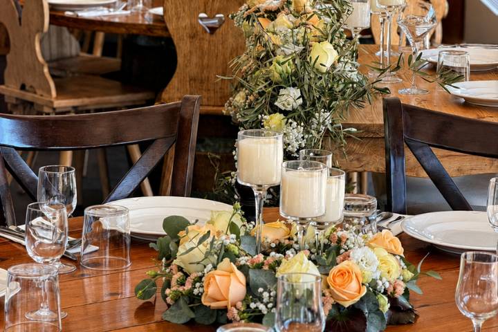Décoration table réception