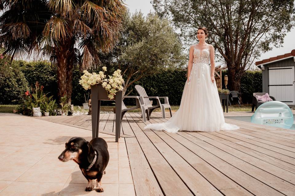 Préparatifs de la mariée