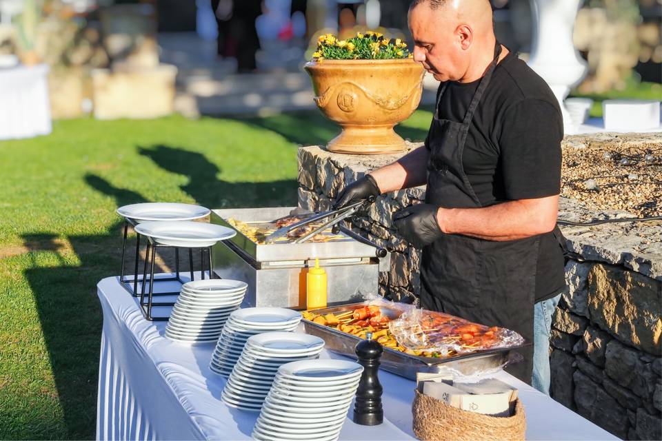 Service de buffet