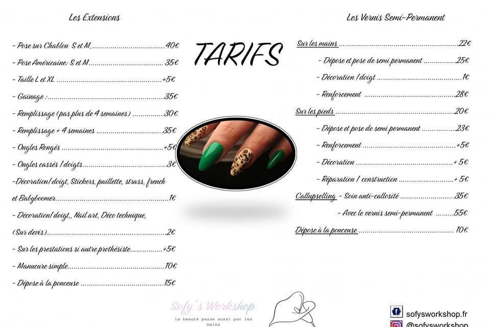 Tarif 2025
