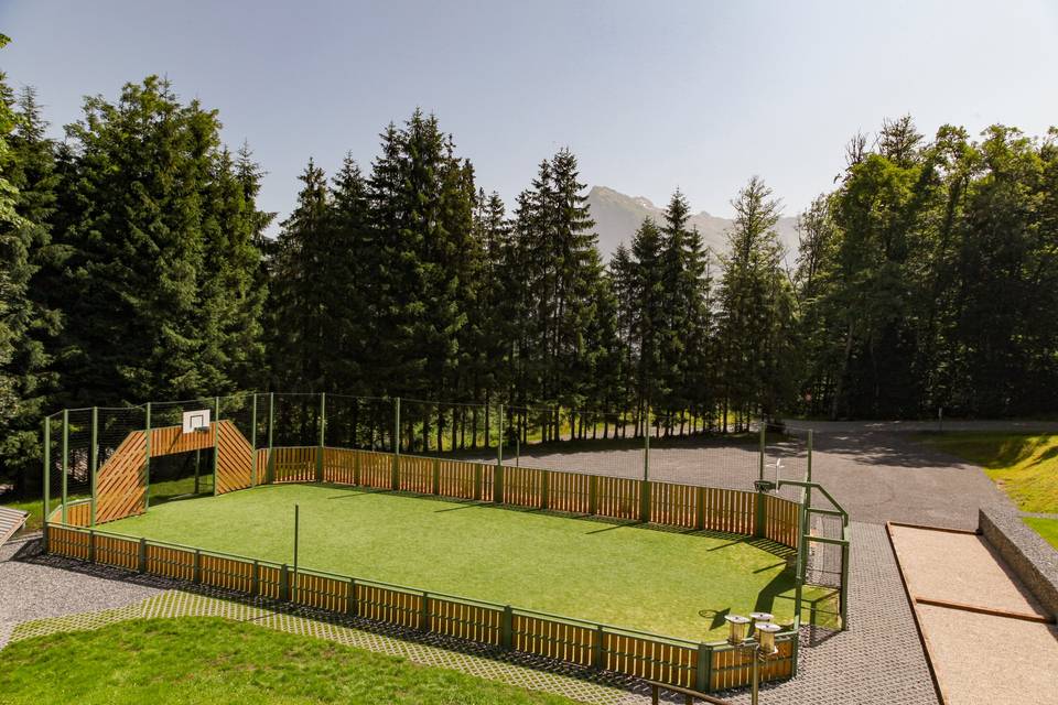 Pétanque et parking