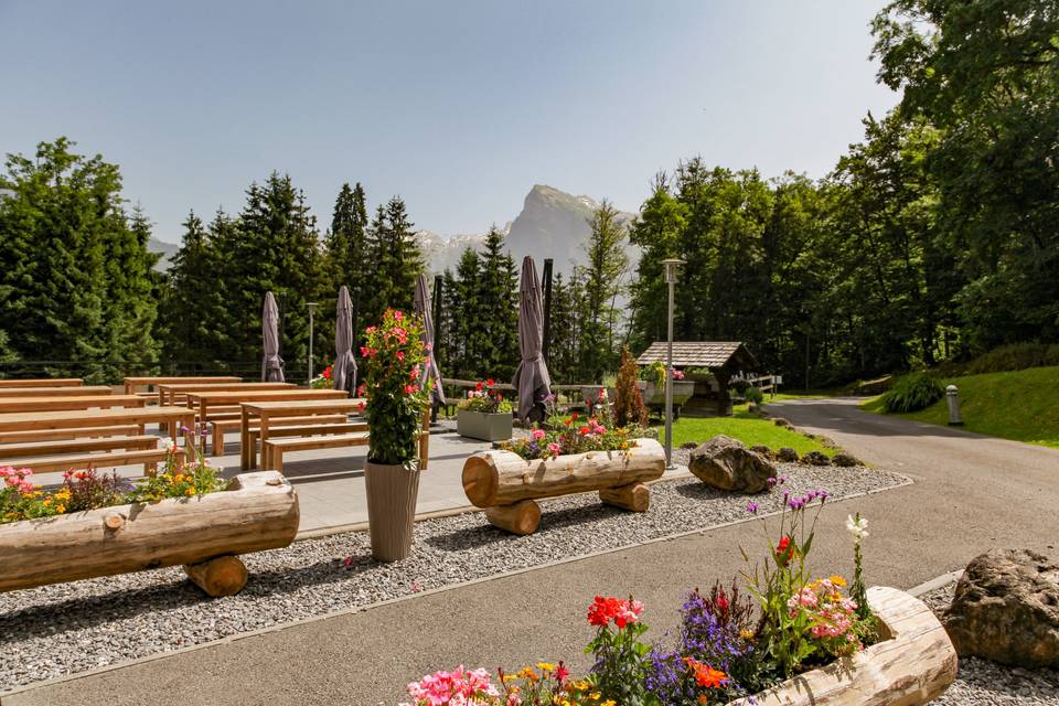 Terrasse vue Criou