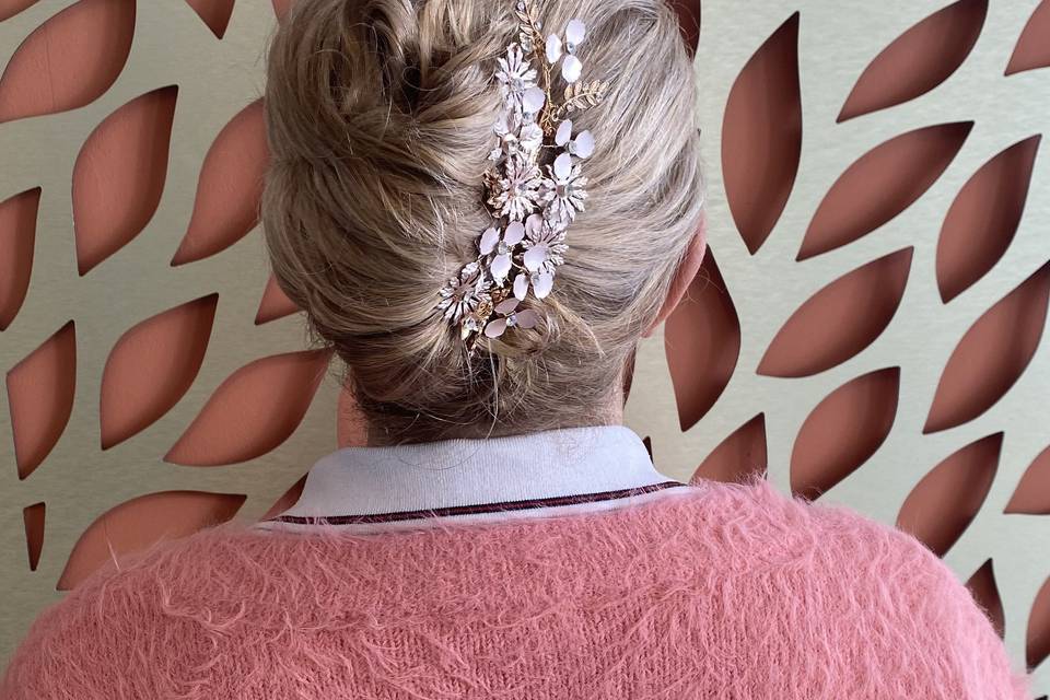 Chignon maman du marié