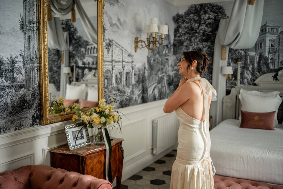 Préparation de la mariée