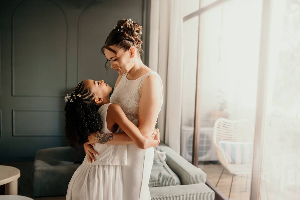 Préparation de la mariée