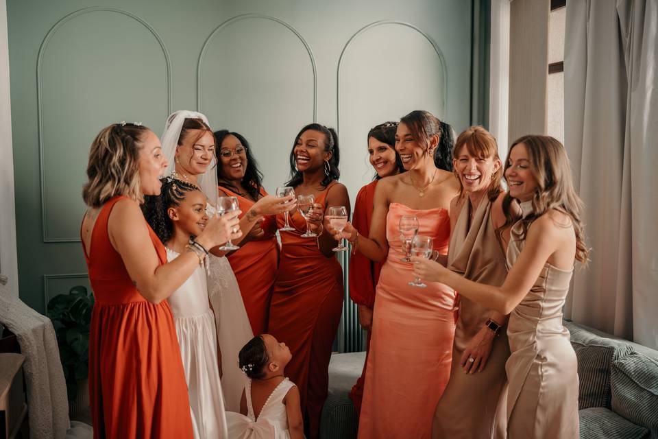 Préparatif de la mariée