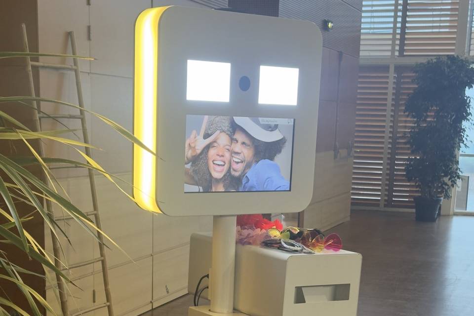 Borne Selfie blanche