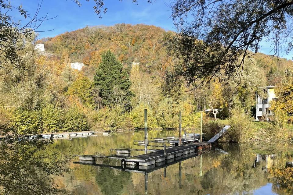 Le port à l'automne