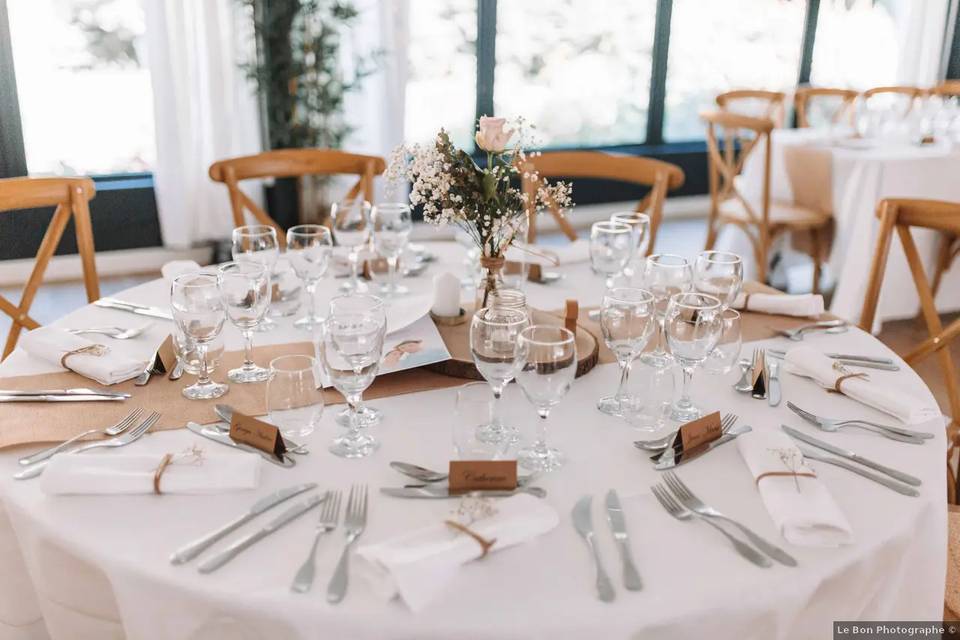Table dans l'Orangerie