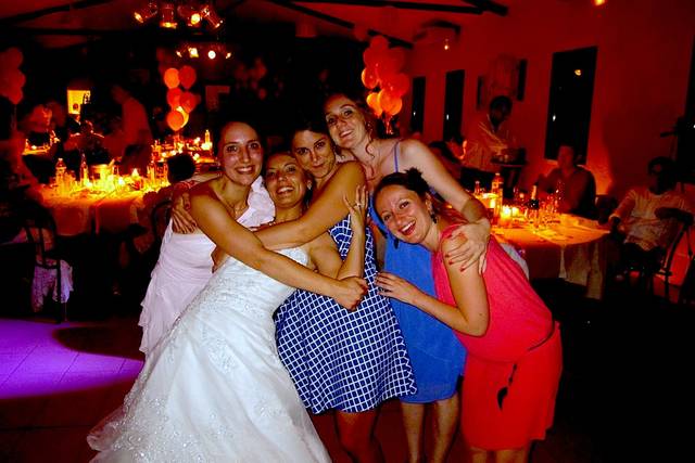 La mariée et ses témoins