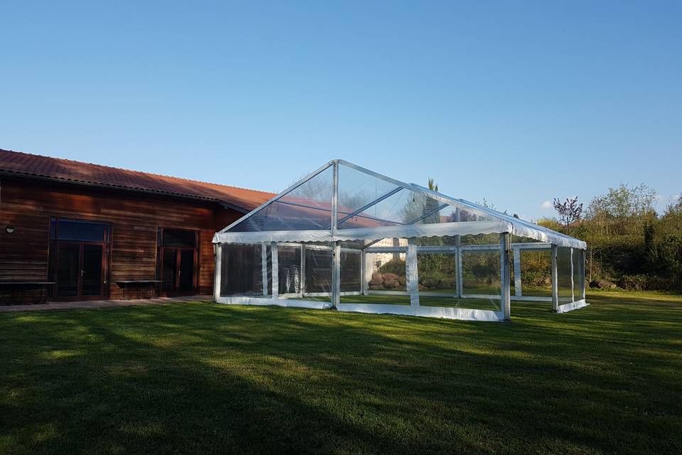 Tente entièrement cristal