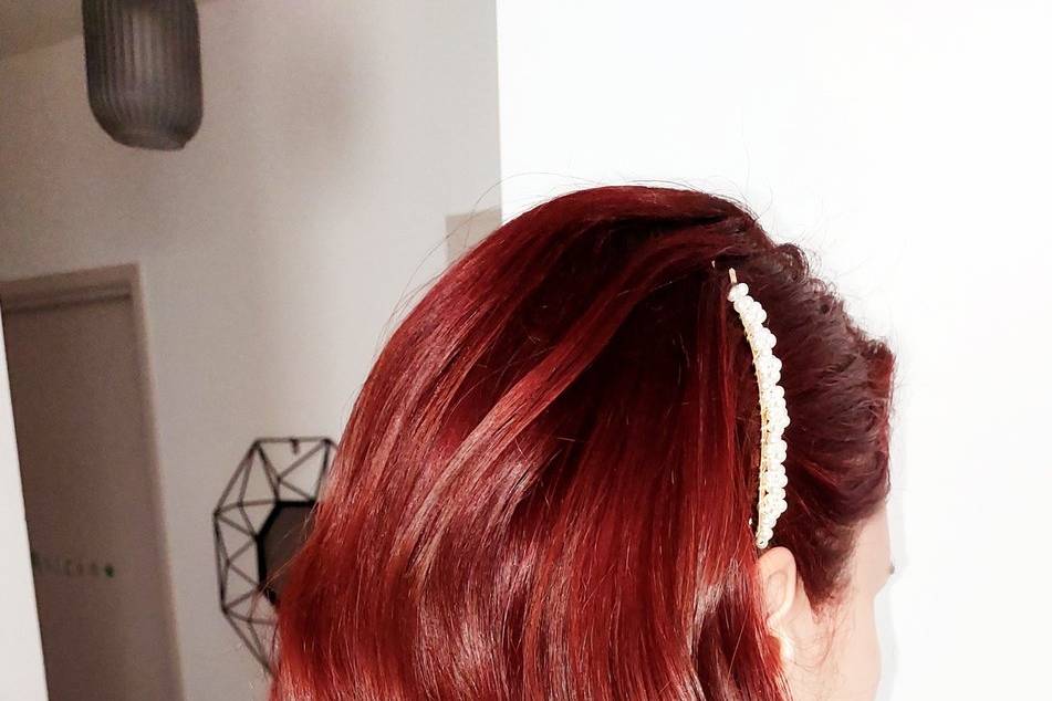 Coiffure cheveux long élégant
