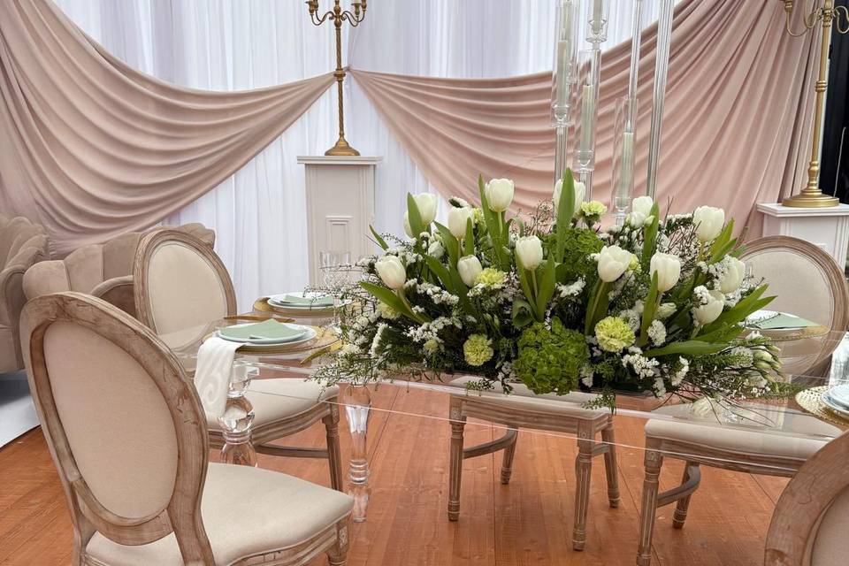 Table des mariés