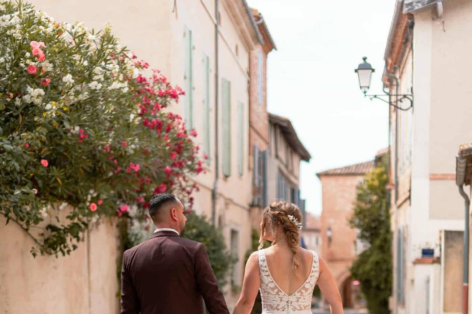 Bouquet retombant