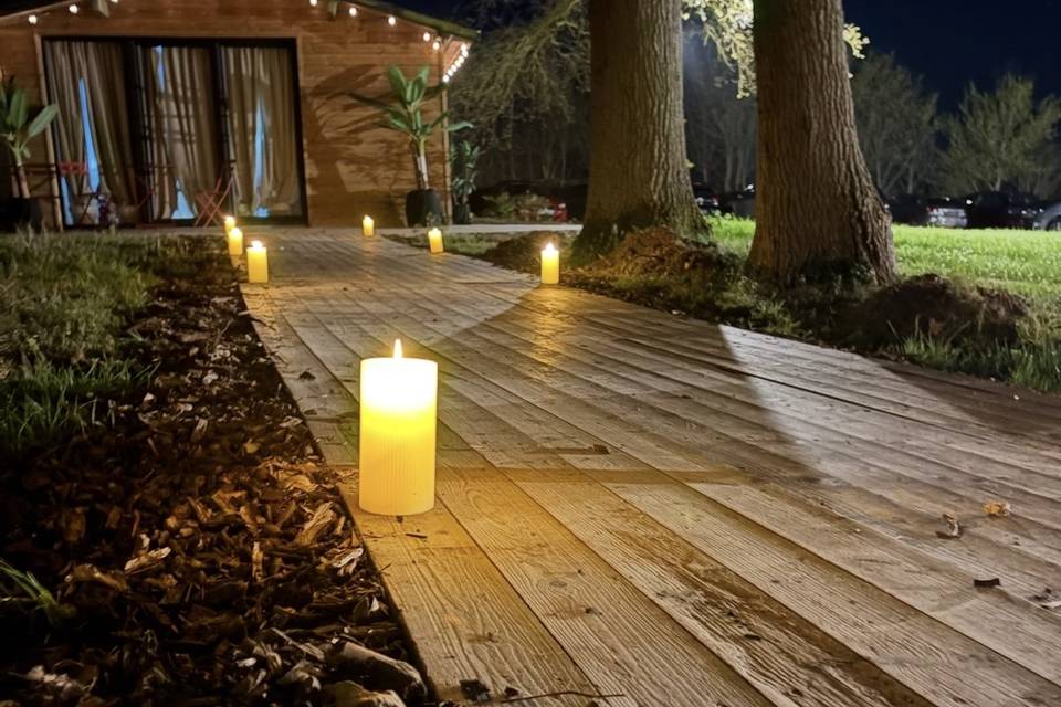 Chemin lumineux
