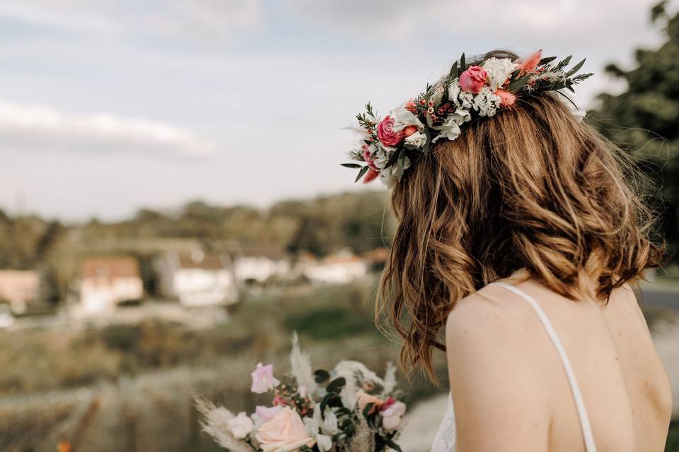 Couronne de fleurs