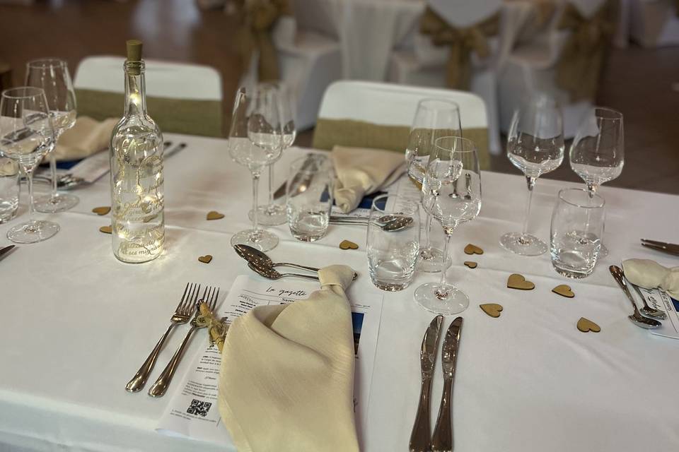 Table d'honneur