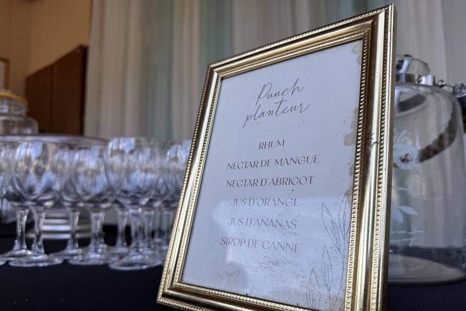 Buffet boisson
