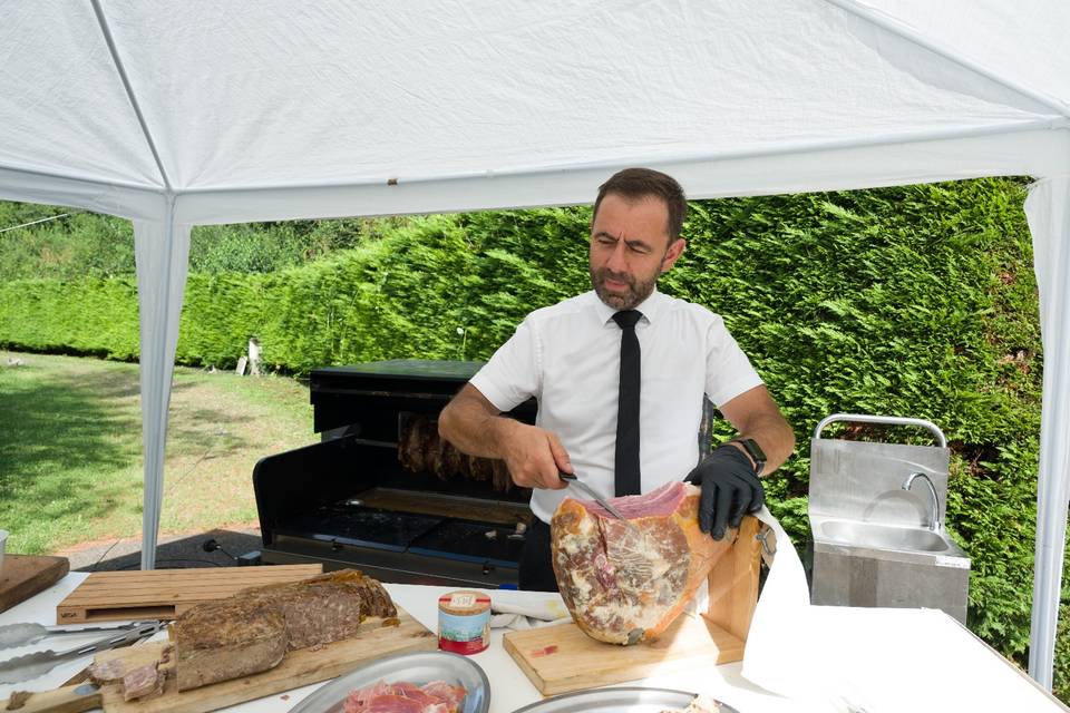 Découpe de jambon