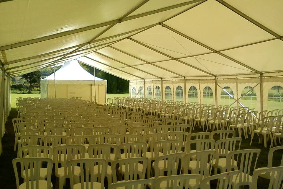 Tente mariage 240 m²