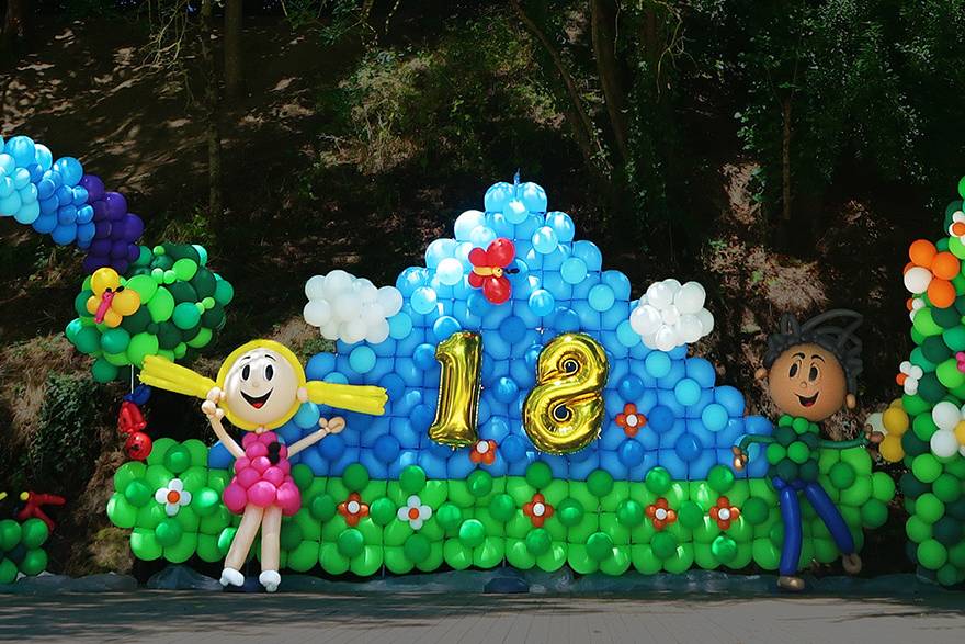 Décors de scène Fête des école