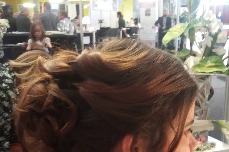 Chignon bohème