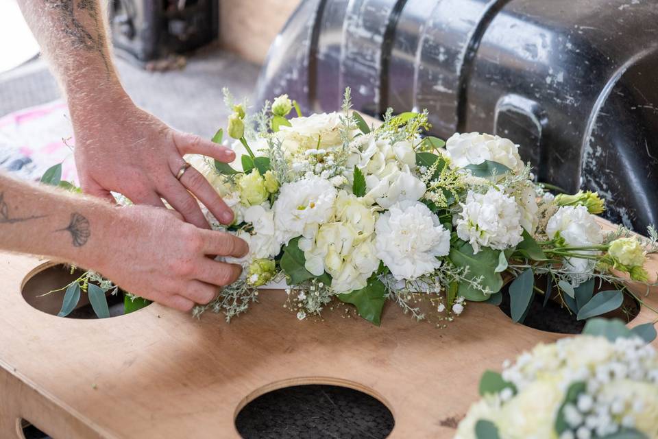 Arrangement fleurs