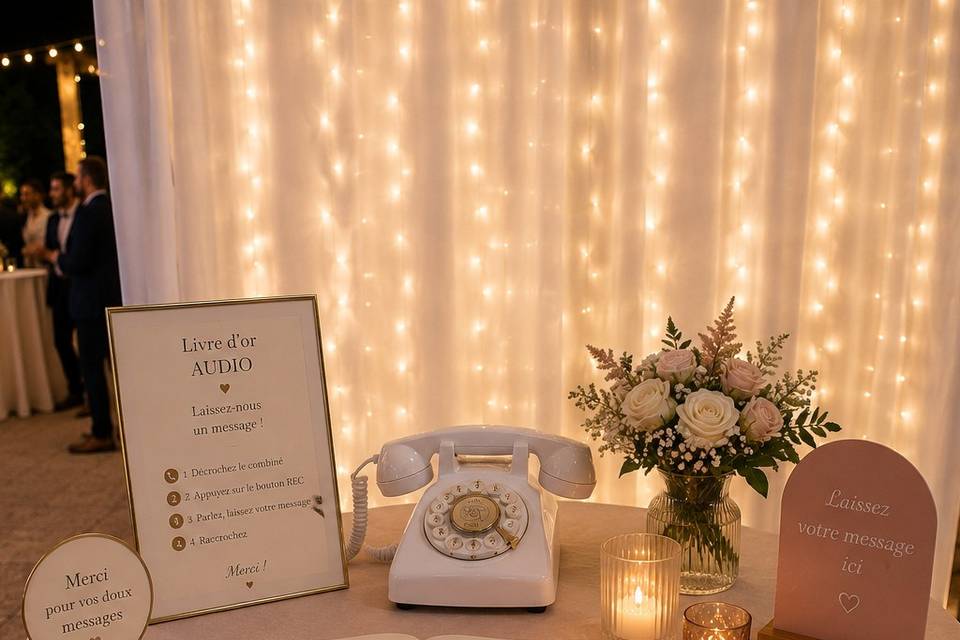 Livre d'or audio