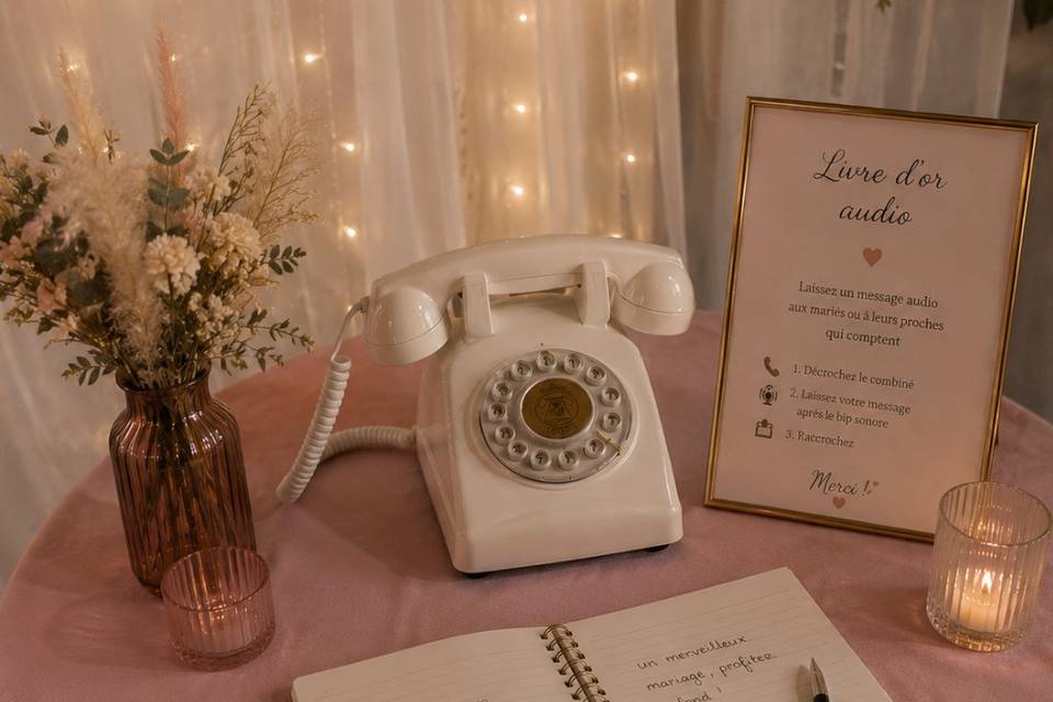 Livre d'or audio