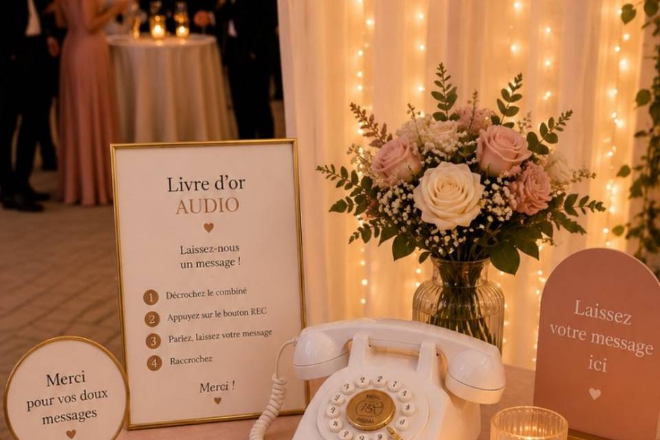 Livre d'or audio