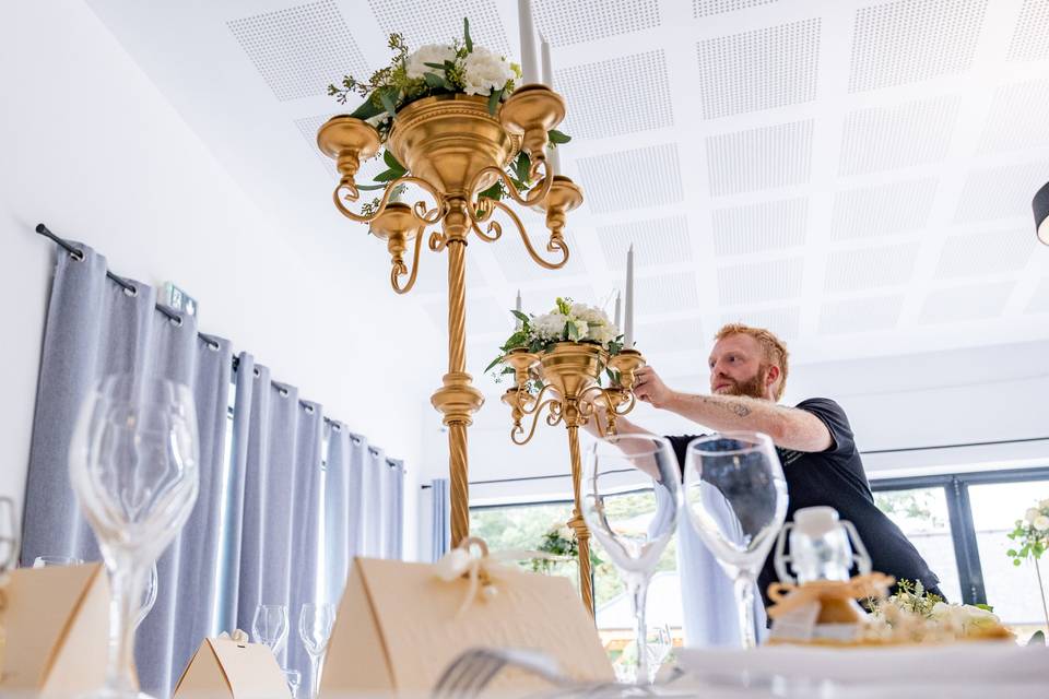 Réglage chandelier