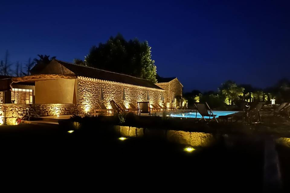 Piscine by night