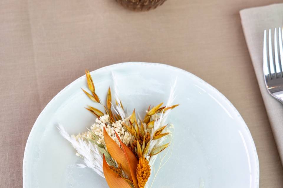 Bouquet Assiette