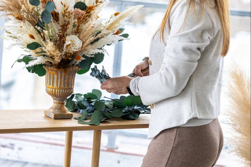 Fleurs Dans Main