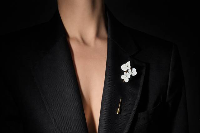 Boutonnière fleurie MIXTE