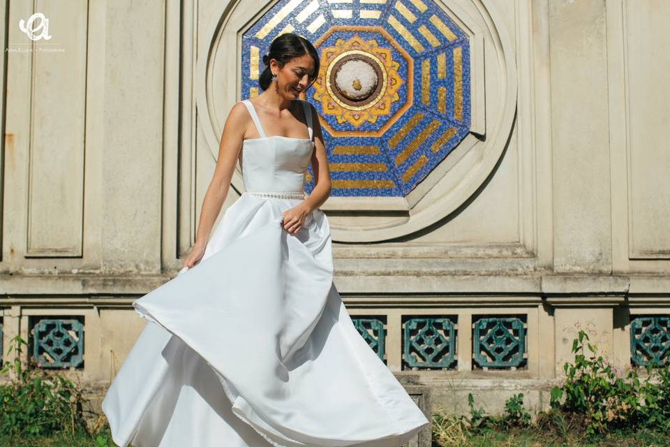 Robe de mariée longue