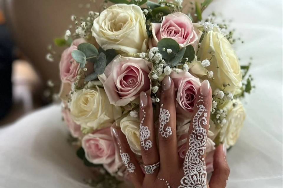 Paillettes blanches/strass
