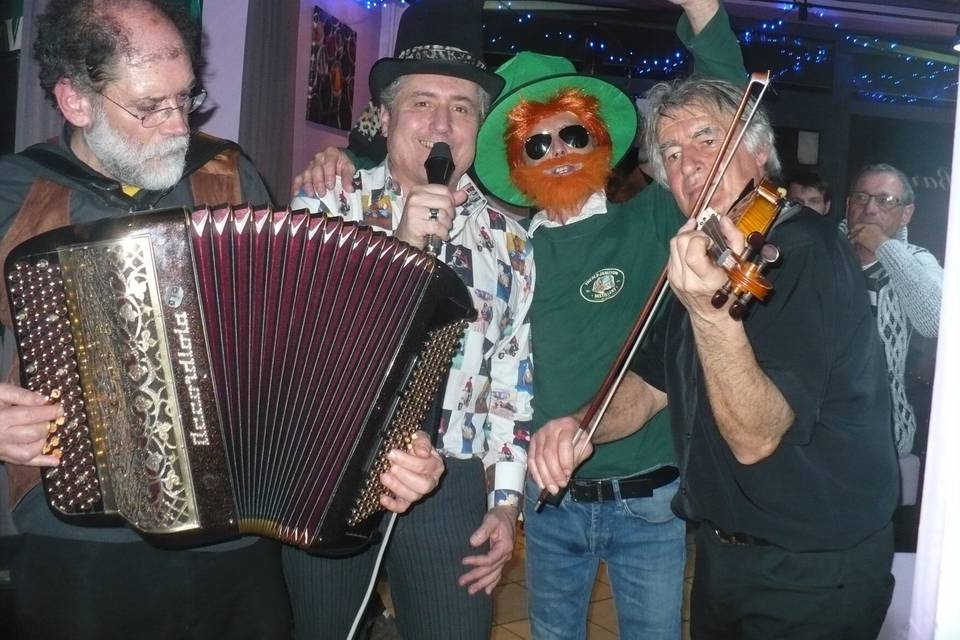 Celtic avec The Shamrocks