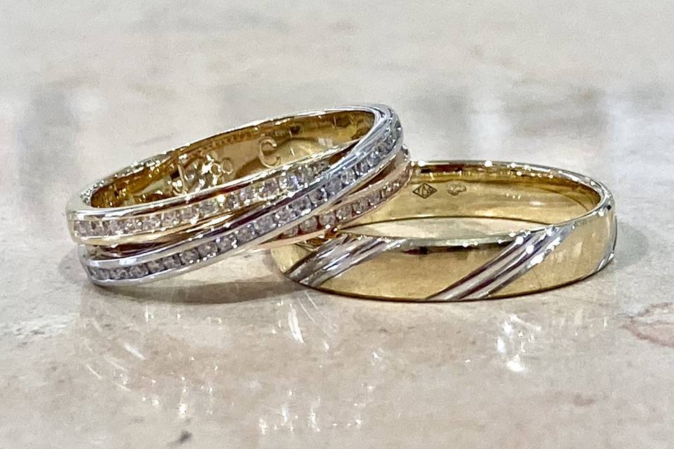 Triplettes Diamants & Bicolore